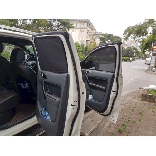 Rèm che chắn nắng theo xe ford ranger 2015- 2018 - bộ 4 tấm dính nam châm hàng loại 1