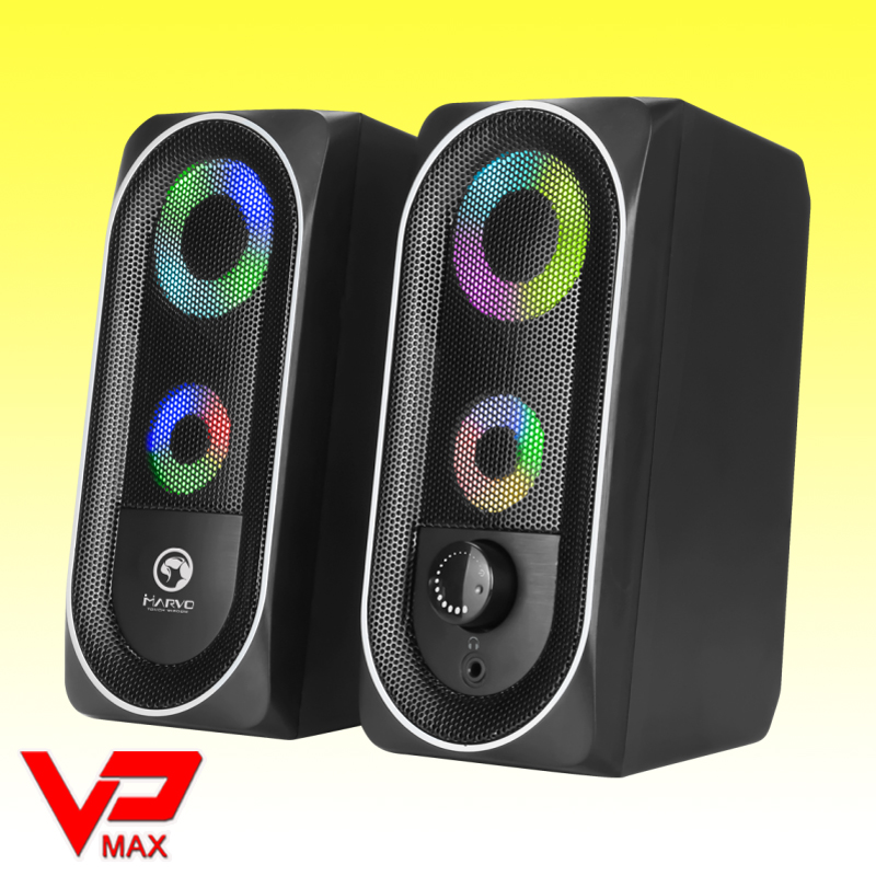 Loa Kisonli Bluetooth Marvo cao cấp đèn led đổi màu