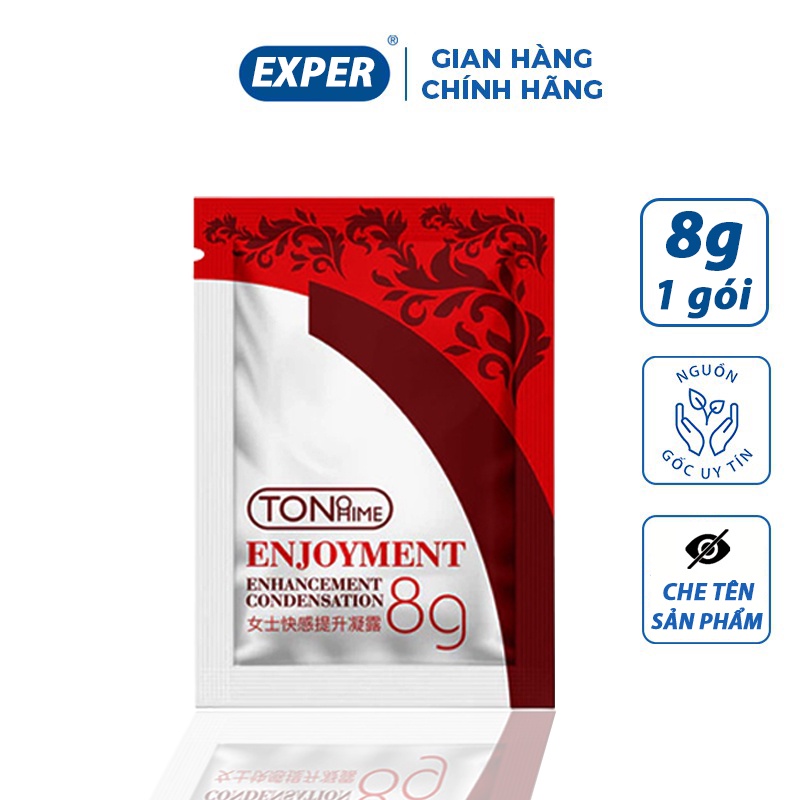 Gel bôi trơn dạng gói Tono Hime, gel bôi trơn tình dục tăng khoái cảm cho nữ 1 gói 8g