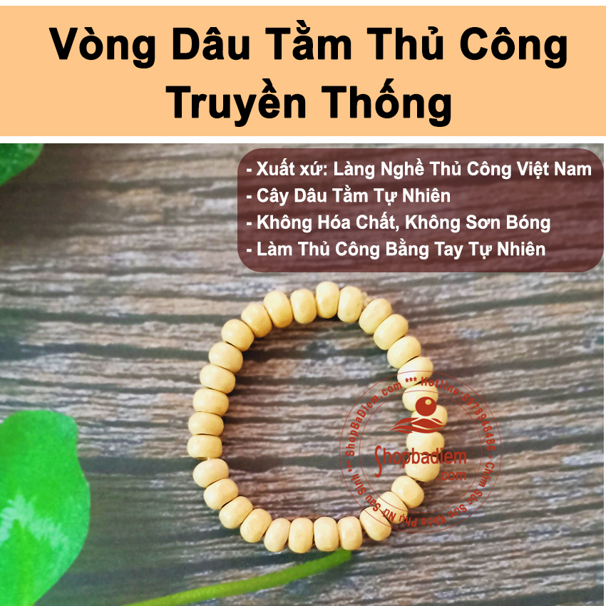 Vòng Dâu Tằm Thủ Công Truyền Thống Cho Bé | Giúp Bé Ngủ Ngon, Không Bị Giật Mình Lo Sợ.