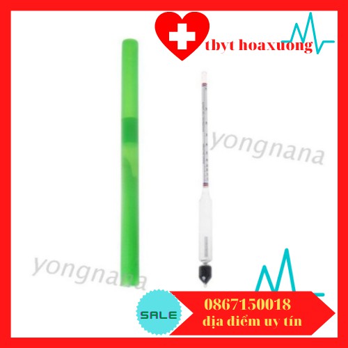 [FREE]Dụng Cụ Đo Nồng Độ Cồn - Nhiệt Kế Đo Nồng Độ Cồn - Cồn Kế