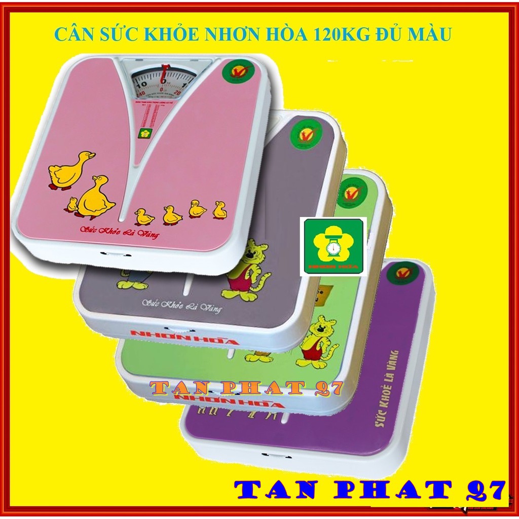Cân sức khỏe nhơn hòa ĐỦ MÀU