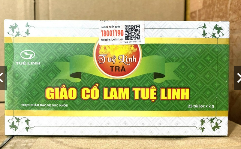 Trà giảo cổ lam tuệ linh Thanh nhiệt mát gan, giải độc, lợi tiểu, tăng cường chức năng gan, mẩn ngứa, mày đay, mụn nhọt mo ni