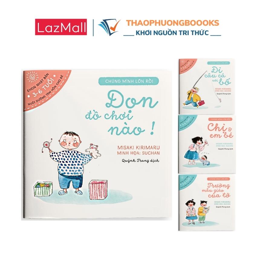 Sách Ehon Nhật Bản - Chúng mình lớn rồi dành cho trẻ từ 3-6 tuổi-ThaoPhuongBooks