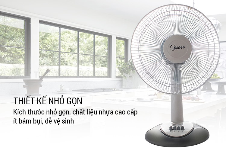 Quạt bàn midea ft30-y8ba