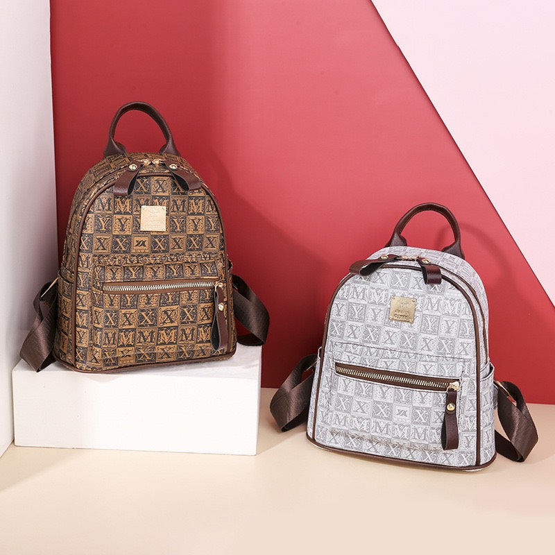 Balo Nữ Thời Trang Họa Tiết Đi Học Du Lịch Hàn Quốc Hàng Hiệu Cao Cấp - BL011