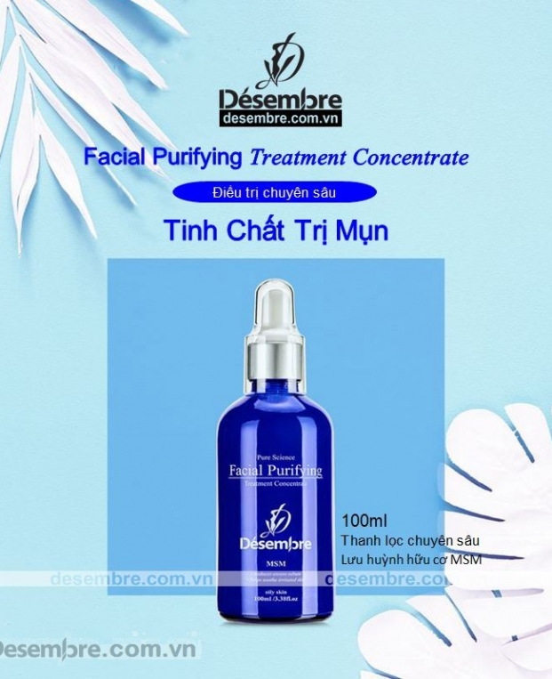 Tinh Chất Trị Mụn Desembre Purifying Treatment Concentrate 100ml