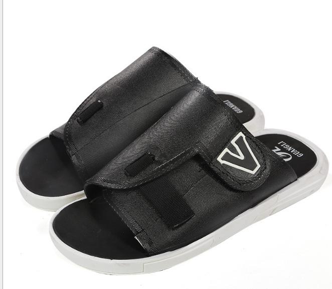 [HCM]Dép nhựa nam quai ngang bảng to dán SM059