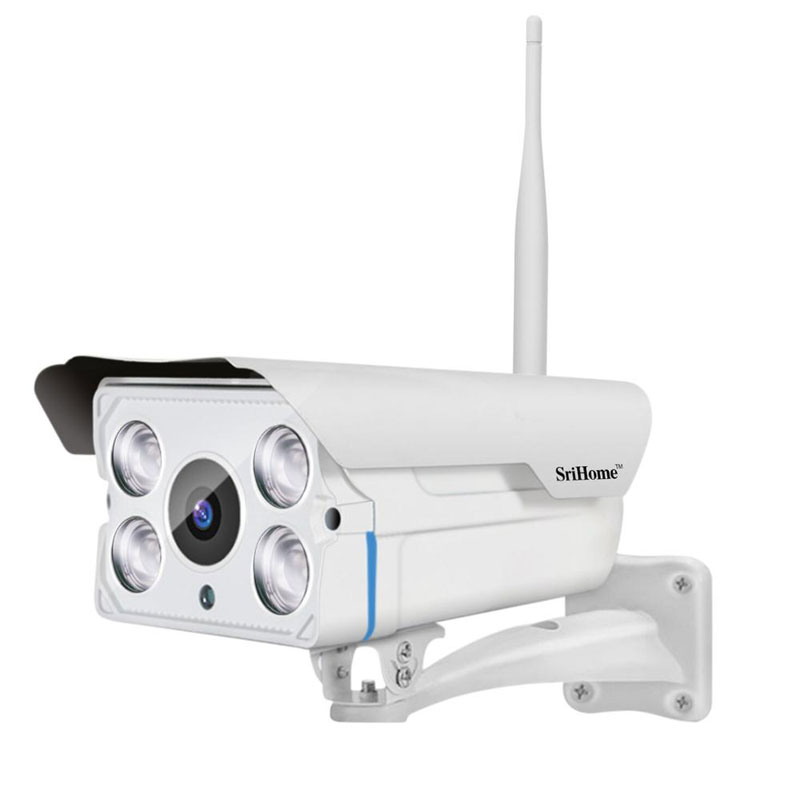 Camera wifi srihome sh027 2.0mp ngoài trời zoom x5 digital xem đêm hồng ngoại 40m , bảo hành chính hãng, camera ngoài trời, camera ip wifi, đàm thoại 2 chiều
