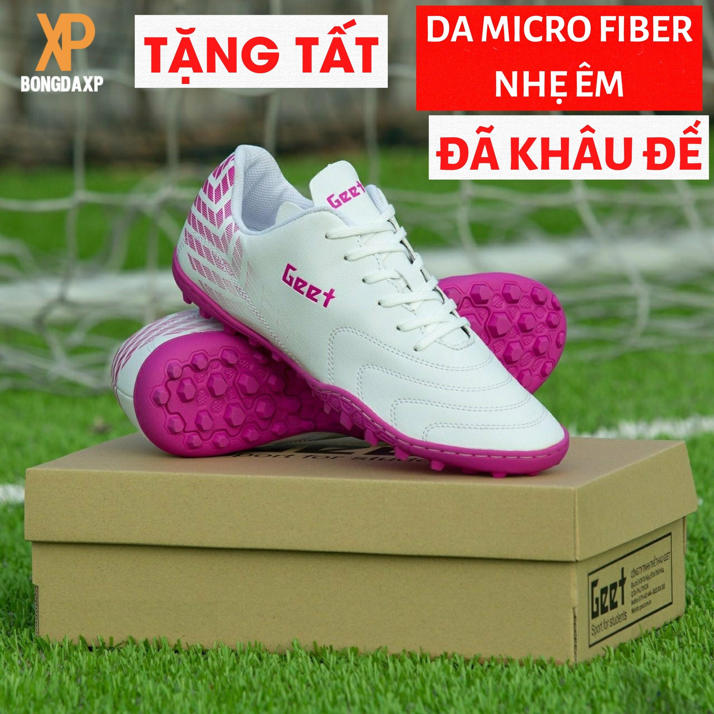 Giày đá bóng, giày đá banh Dageer trắng sân cỏ nhân tạo Full hộp