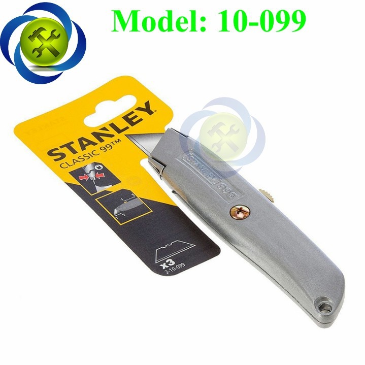 Dao rọc cáp stanley 10-099 cán bằng nhôm 2 mặt màu bạc - stanley 10-099