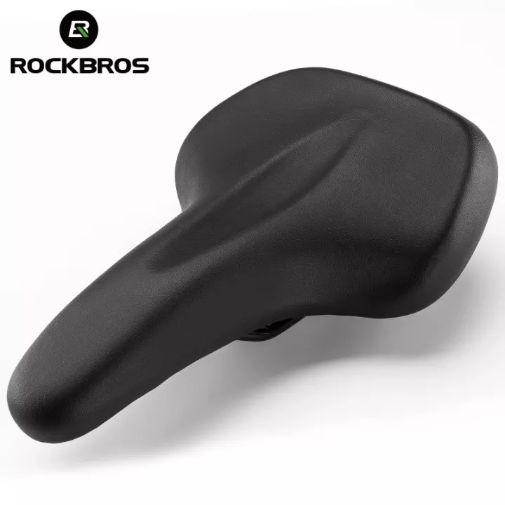 ROCKBROS Xe đạp bằng da Yên xe chống va đập Mở rộng đường đi xe đạp Chỗ ngồi xe đạp chống thấm nước Bền bỉ Xe đạp MTB Bộ phận yên xe đạp