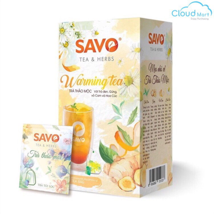 Trà savo thảo mộc 20 túi*2g