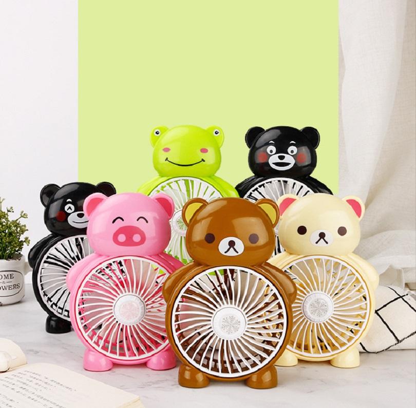 Quạt mini 3 cánh để bàn hình thú - 7054