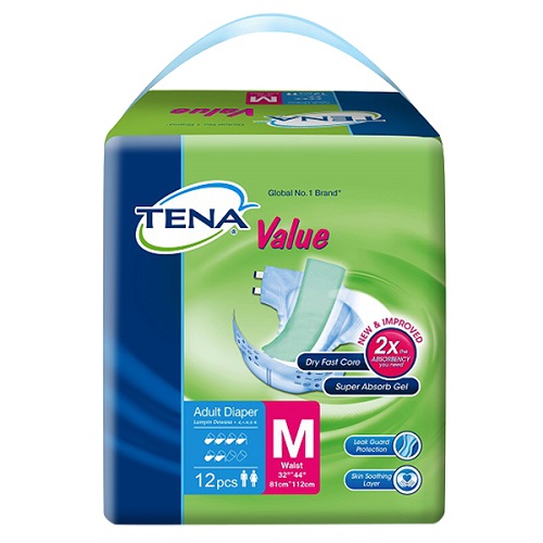 Tã dán người lớn tena size m12 nk malaysia -tiêu chuẩn châu âu