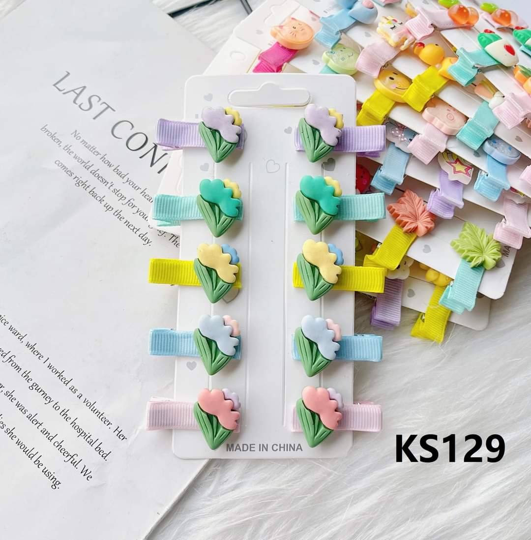 Kẹp tóc gắn charm. phụ kiện tóc xinh xắn cho bé gái