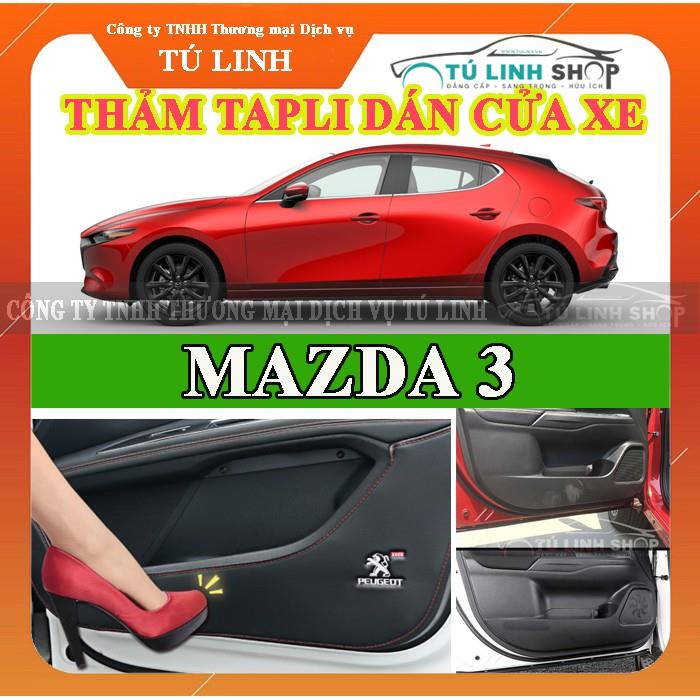Bộ 4 Thảm Tapli dán cánh cửa chống trầy xước XE MAZDA 3