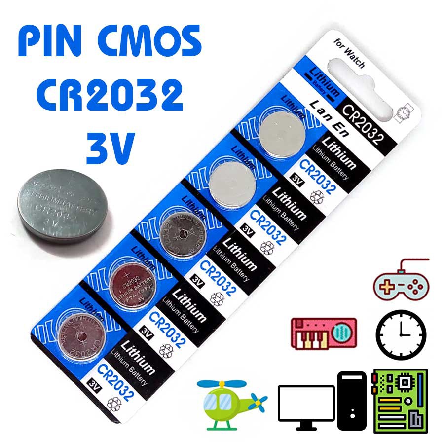 1 viên pin cúc lithium 3v cr 2032 cmos cr2032