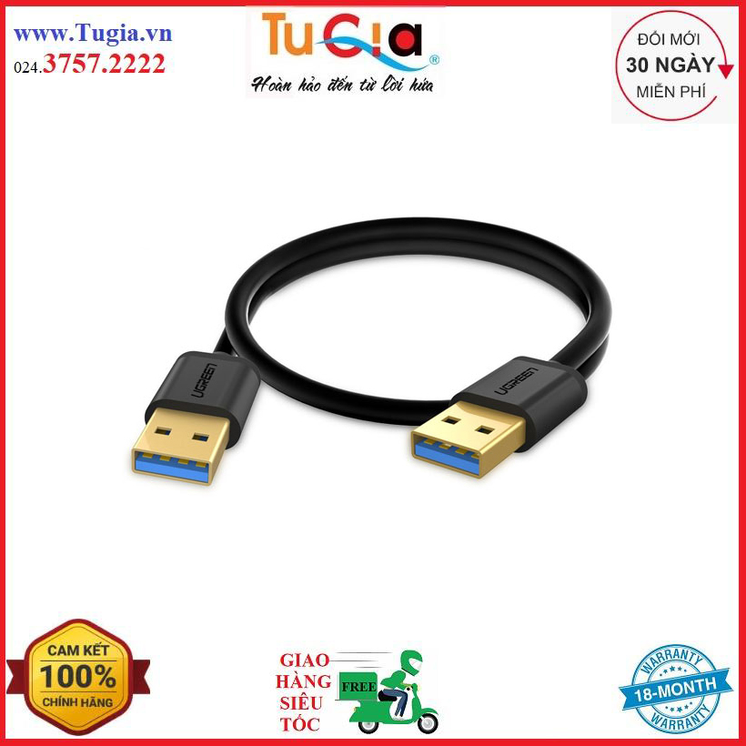 Dây nối dài usb 3.0 0.5m ugreen 10369-hàng chính hãng