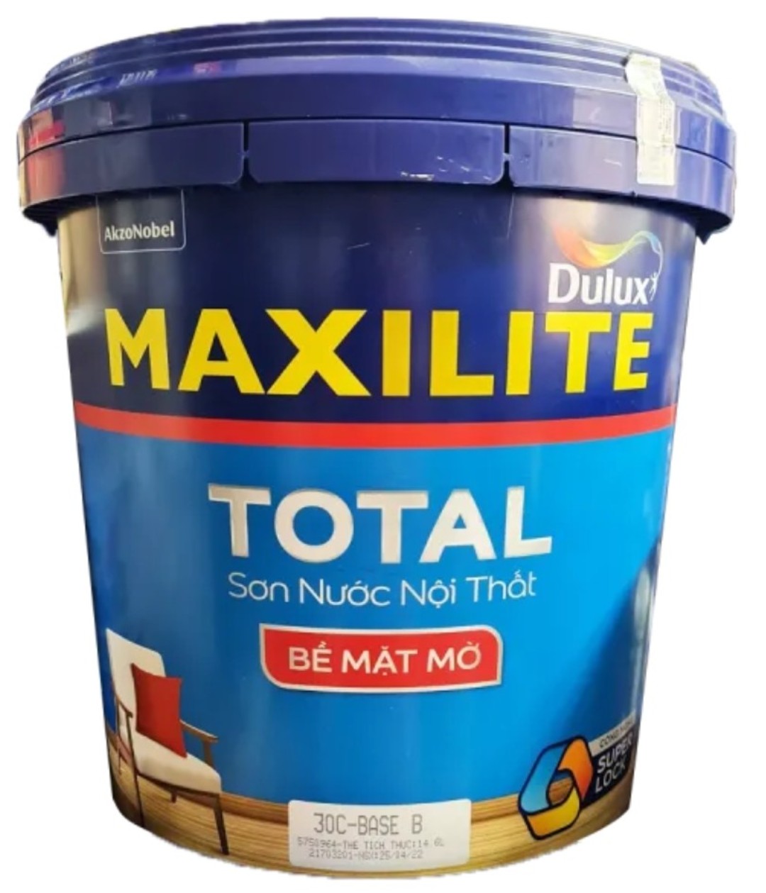Sơn nước Maxilite trong nhà 21kg(15L) nhiều màu giá rẻ, sơn tường, sơn nhà, sơn phòng trang trí phòng khách, phòng ngủ, bền mầu lâu phai thay giấy dán tường- CAM KẾT CHÍNH HÃNG 100%