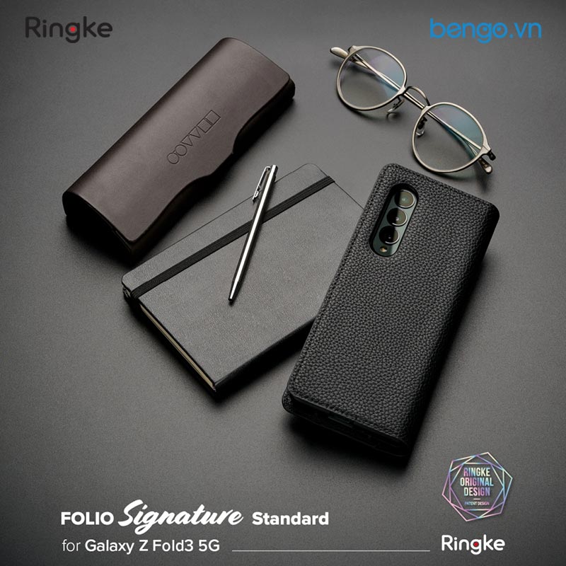 Bao Da Samsung Galaxy Z Fold3 5G RINGKE Folio Signature Standard