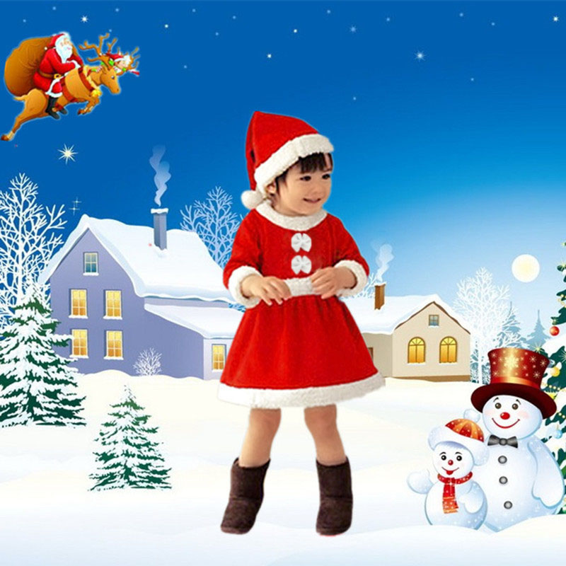 Trang phục giáng sinh noel xinh đẹp cho bé gái