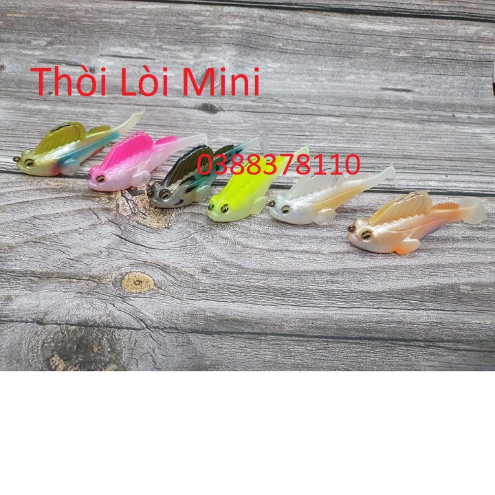 Mồi giả, thòi lòi mini, chuyên trị cá bể mồi - mg 17