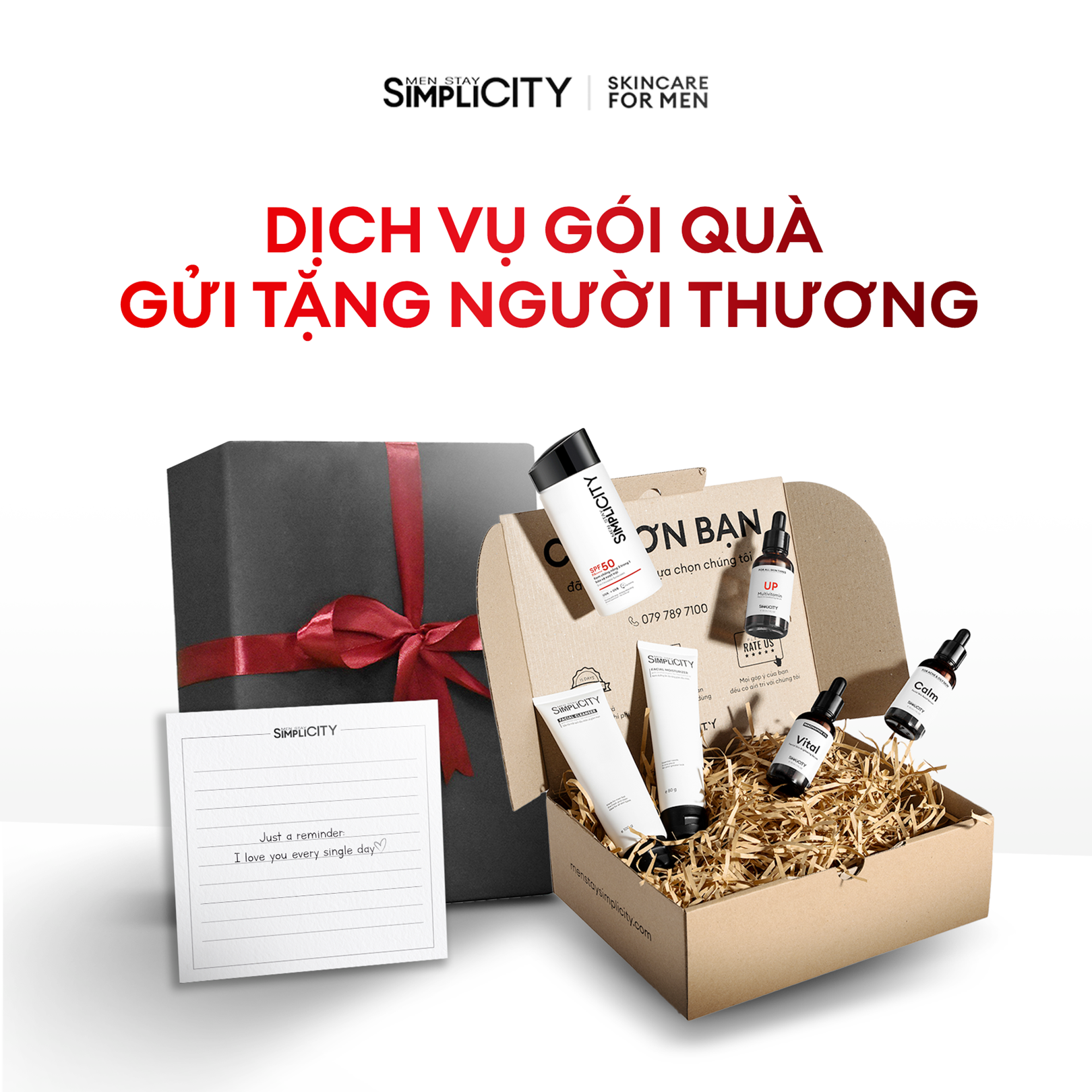 Dịch vụ gói quà MEN STAY SIMPLICITY
