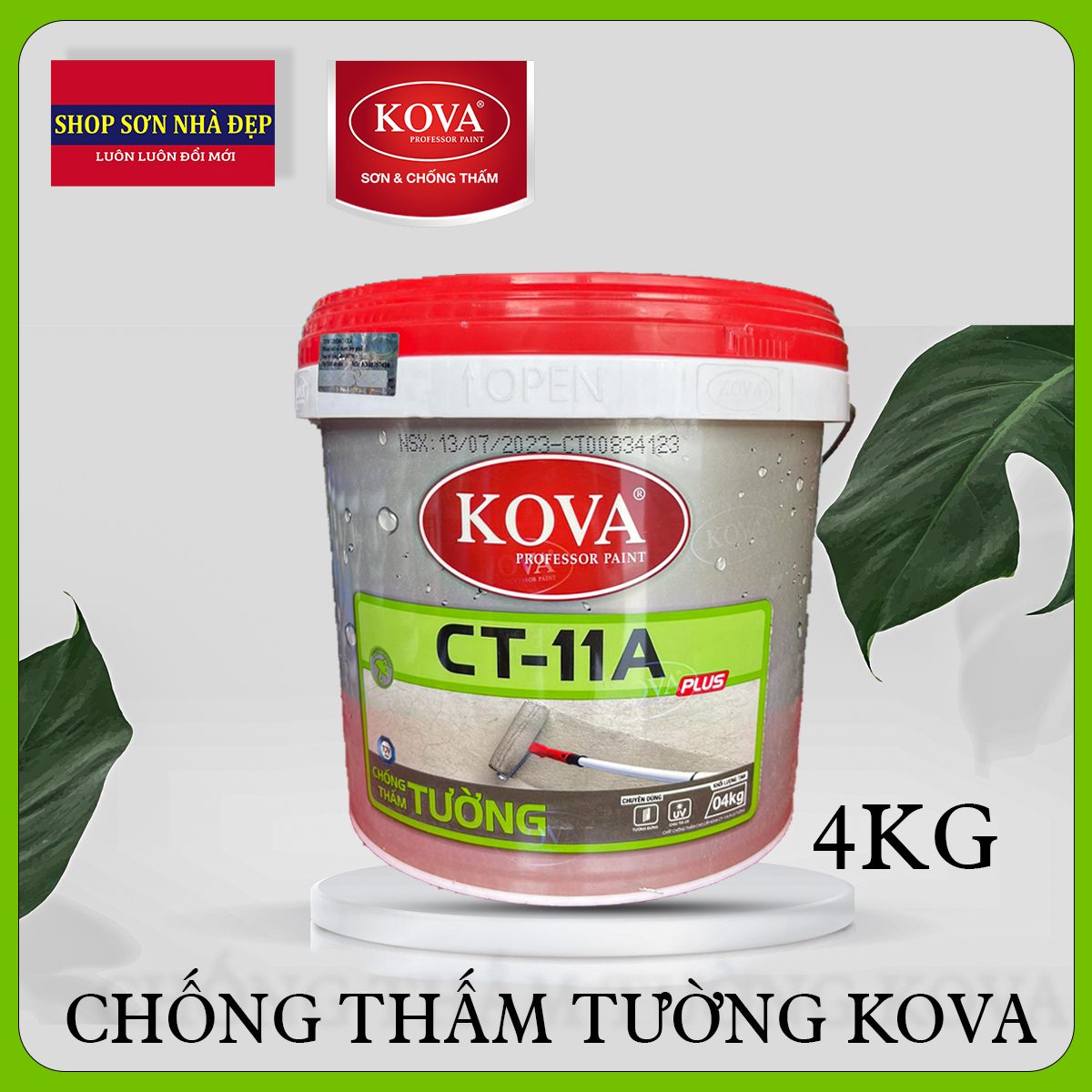 Chất chống thấm thế hệ mới - pha xi măng - chống thấm tường - kova-ct11a