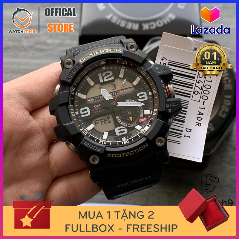 Đồng hồ nam G-Shock GG-1000 Đen - Chống nước 200M - Tặng kèm pin dự phòng - Bảo hành dài hạn