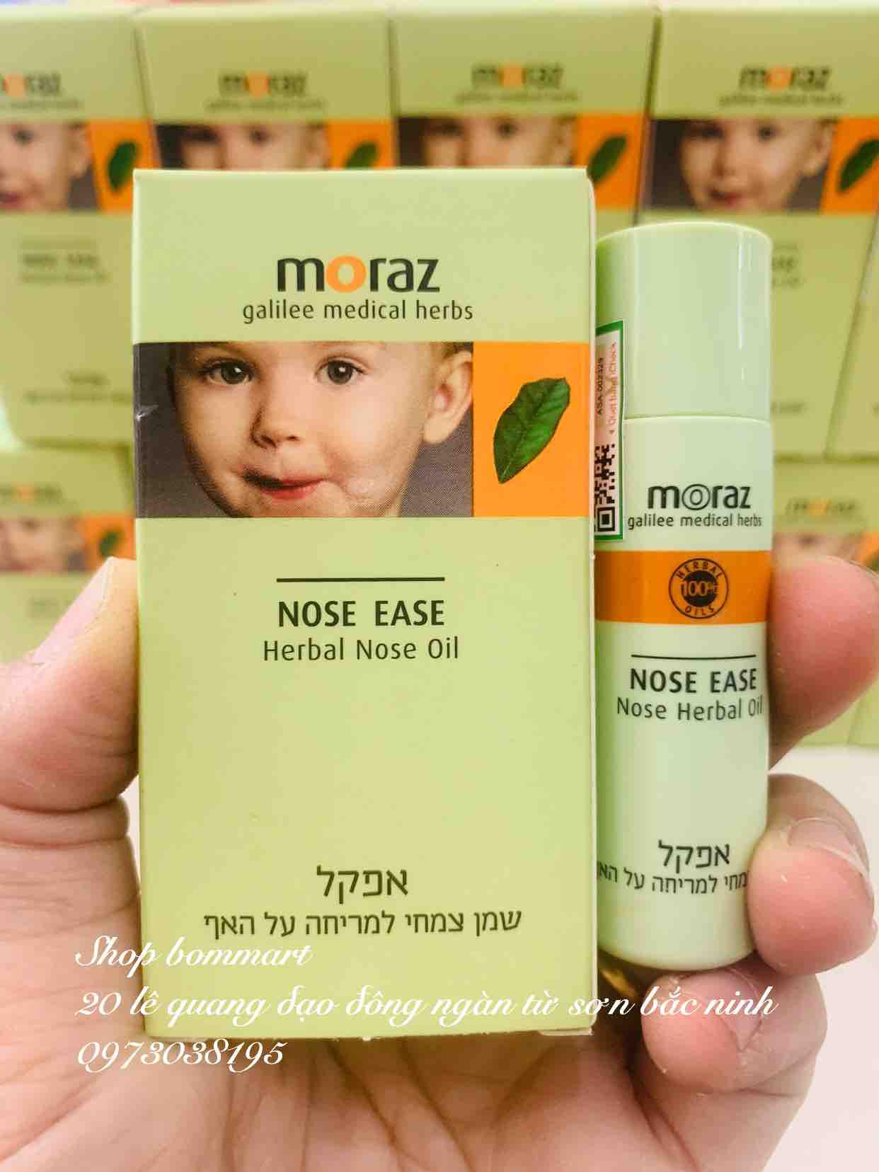 Dầu bôi trị ngạt mũi sổ mũi moraz nose  Do Thái