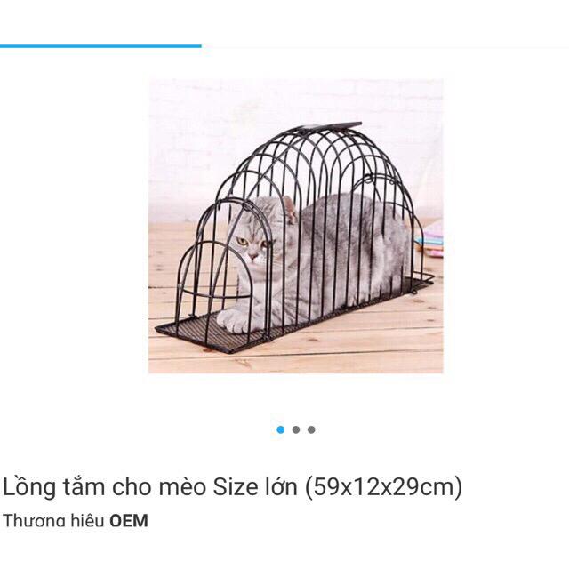 Lồng tắm khô cho mèo