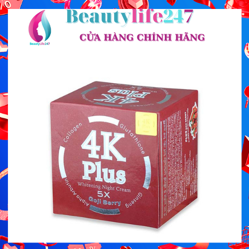 Kem 4k đỏ plus goji berry mẫu mới giảm mụn thái lan