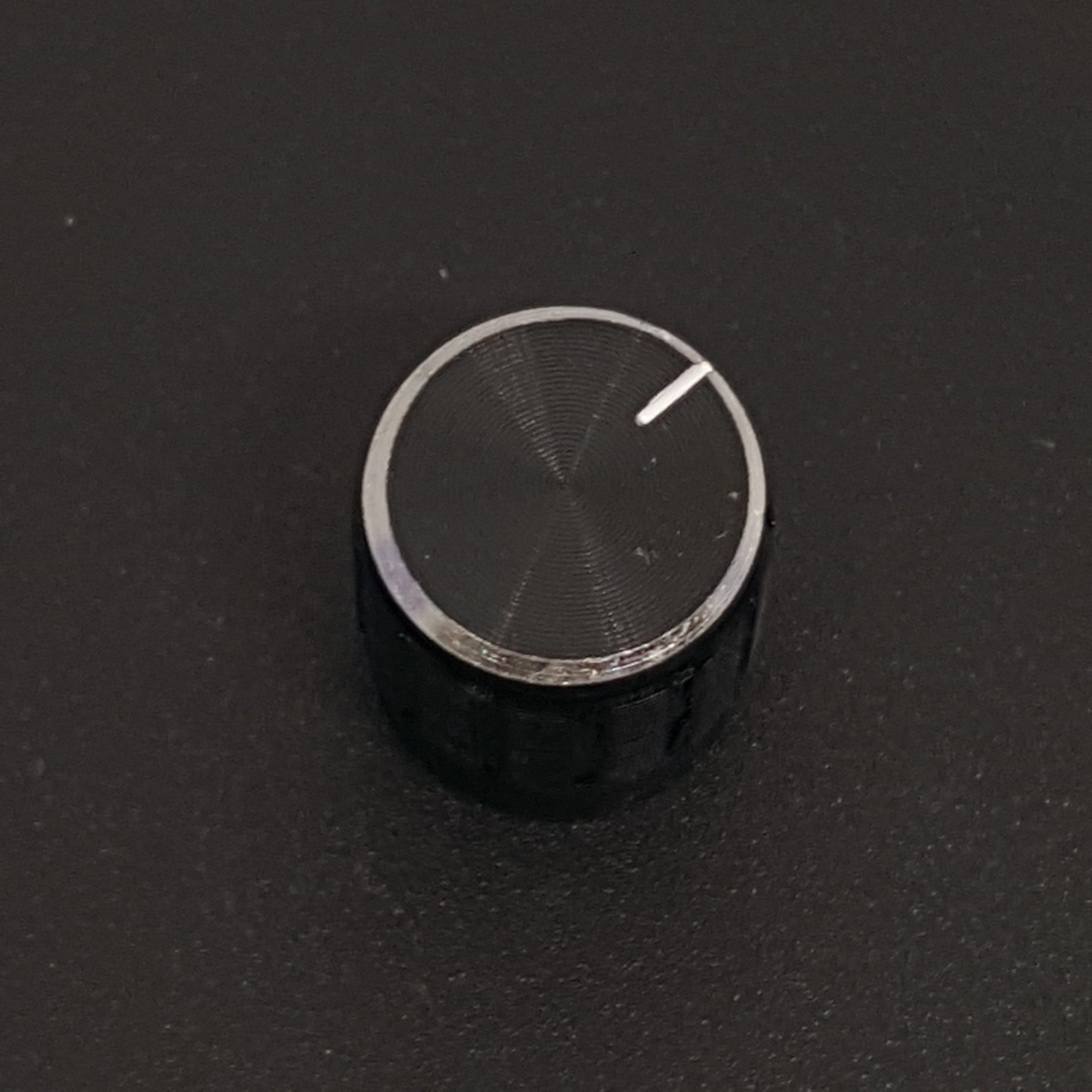 2 con Núm triết áp đen 20mm