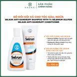 Bộ Gội Xả Selsun Ngừa Gàu & Giảm Ngứa Da Đầu 100mlx2 Anti-Dandruff Shampoo & Conditioner Hasaki Sản Phẩm Chính Hãng