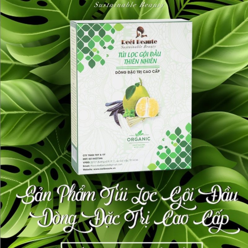 [SET] Dầu gội túi lọc thảo dược Reél Beaute Đặt biệt + Serum dưỡng tóc 8s lớn