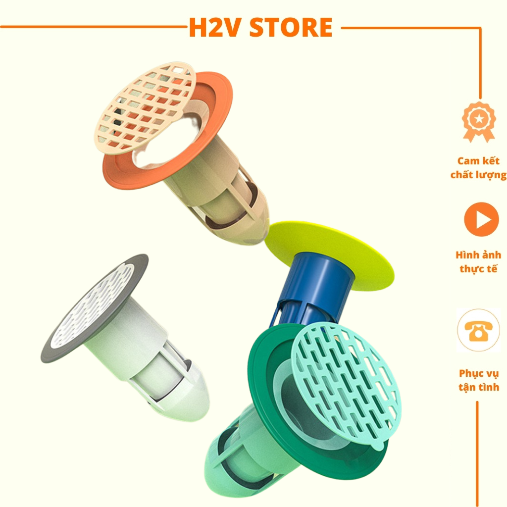 [freeship-quà] Bịt cống chặn mùi hôi cống bộ nắp phễu thoát sàn chống trào ngược ngăn côn trùng khử mùi đường thoát nước