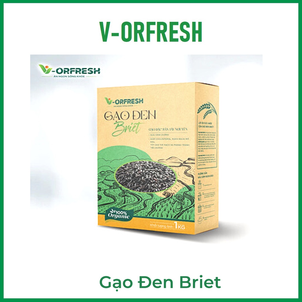 Gạo đen briet v-ofresh đặc sản tây nguyên