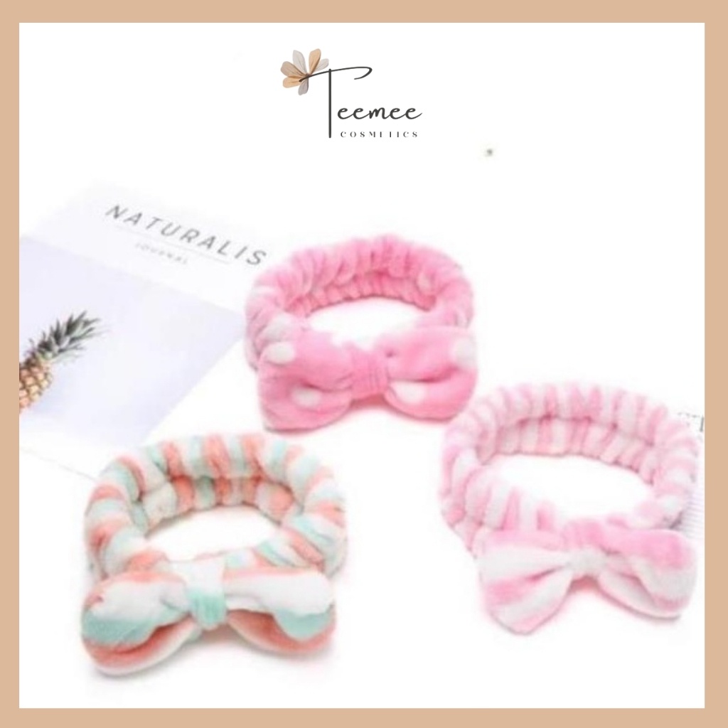 Băng Đô Rửa Mặt Tai Thỏ, Băng Đô Cài Tóc Cute Dành Cho Nam Nữ