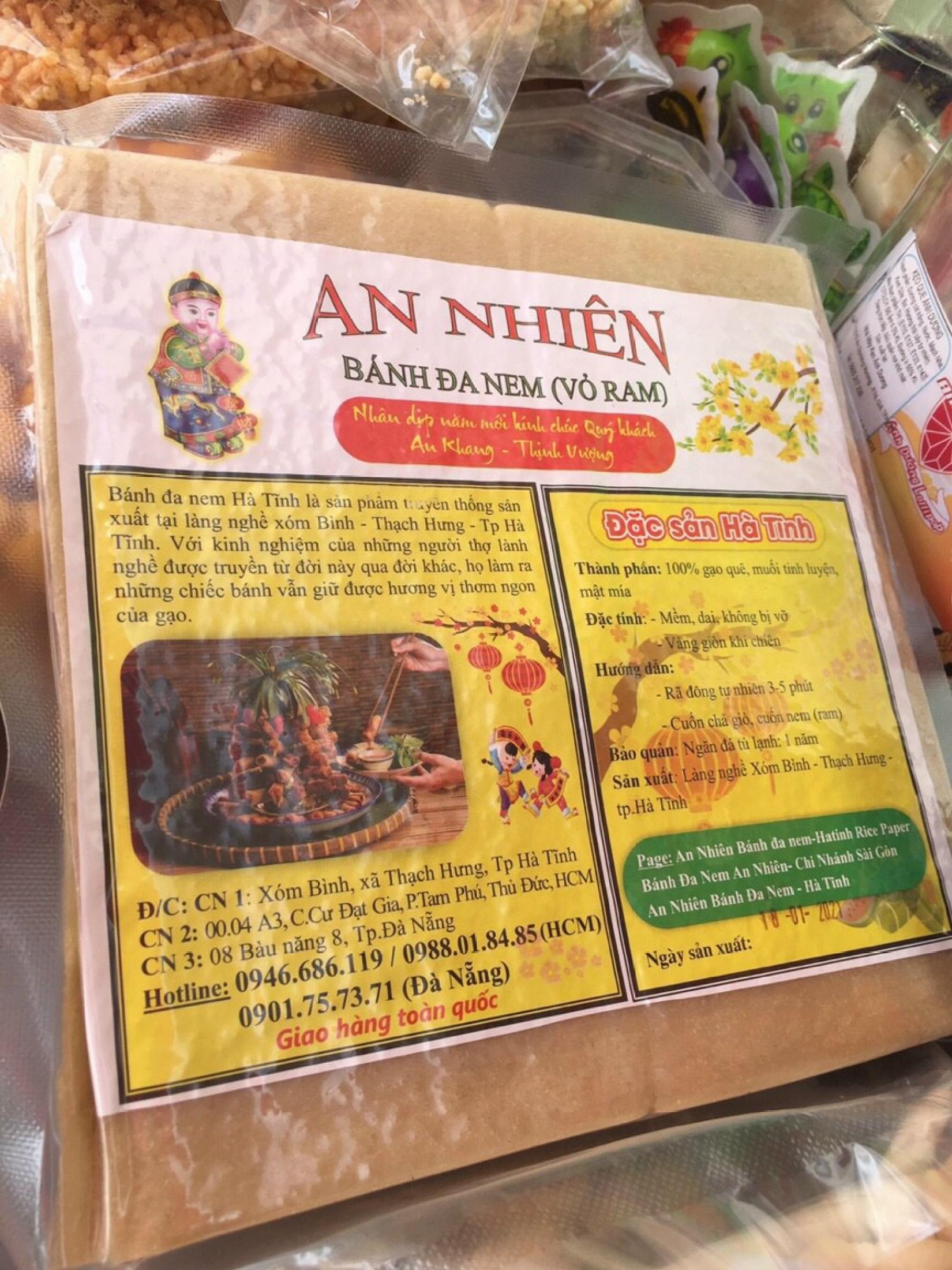 [HCM]bánh đa nem hà tĩnh