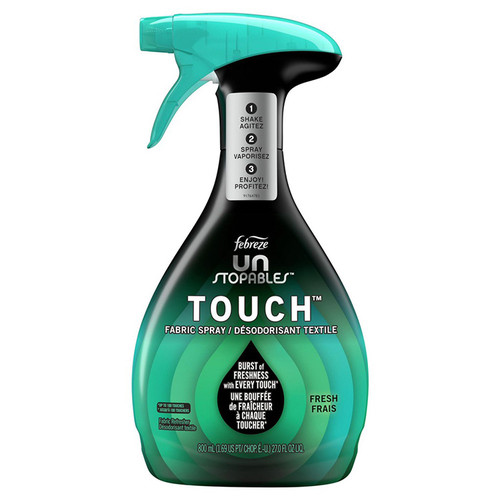 Nước xịt thơm quần áo Febreze UnStopables Touch Fabric Spray 800ml