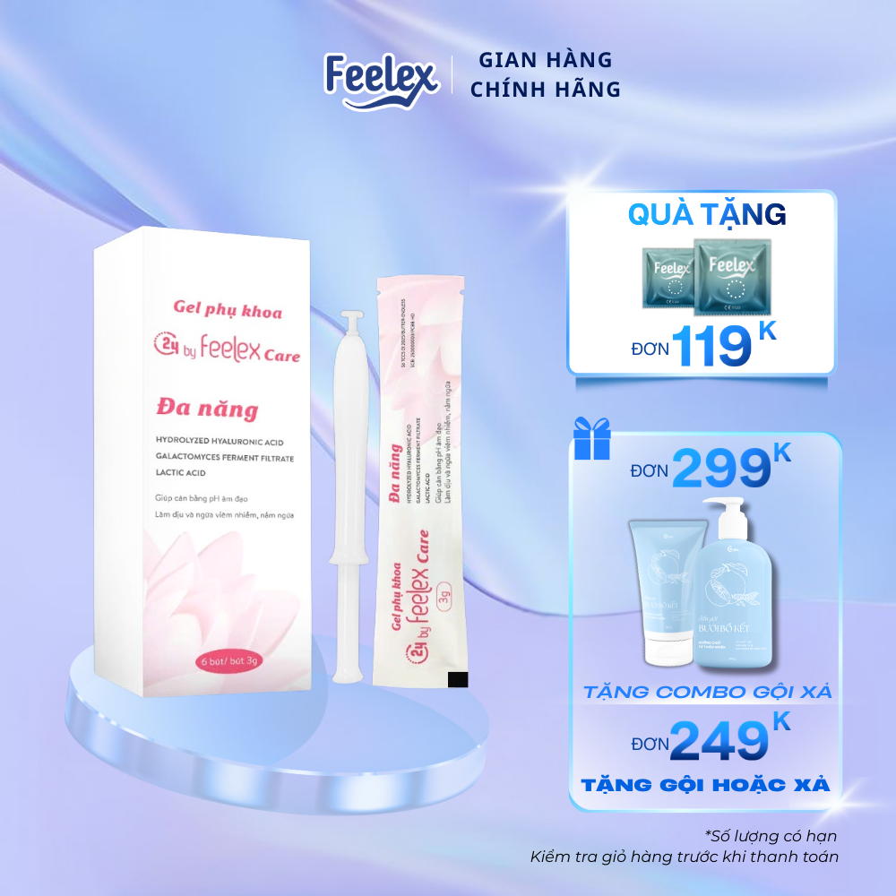 Dung dịch vệ sinh phụ nữ đũa thần Feelex Care C24 đa năng vệ sinh vùng kín an toàn, hiệu quả, tiện lợi