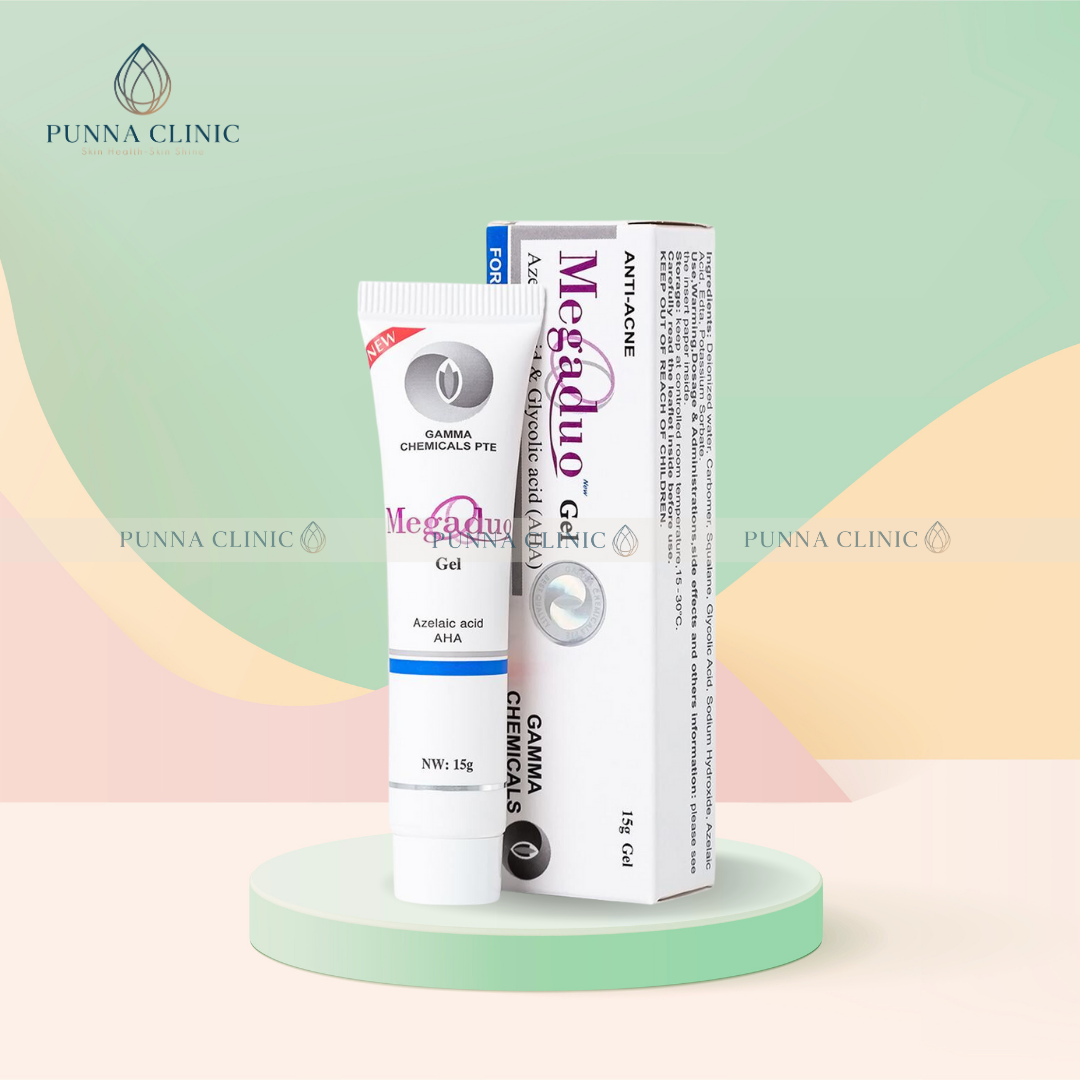Gel Megaduo - Megaduo Plus ngừa mụn trứng cá, ngừa thâm tuýp 15g