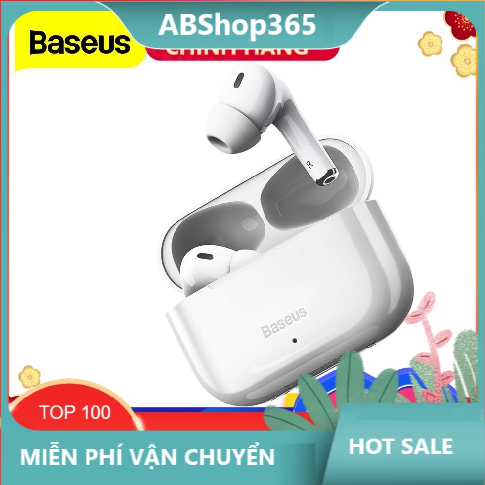 Tai nghe Bluetooth Baseus Encok True Wireless Earphones W3 Bluetooth 5.0 giảm tiếng ồn chống thấm nước độ bền cao