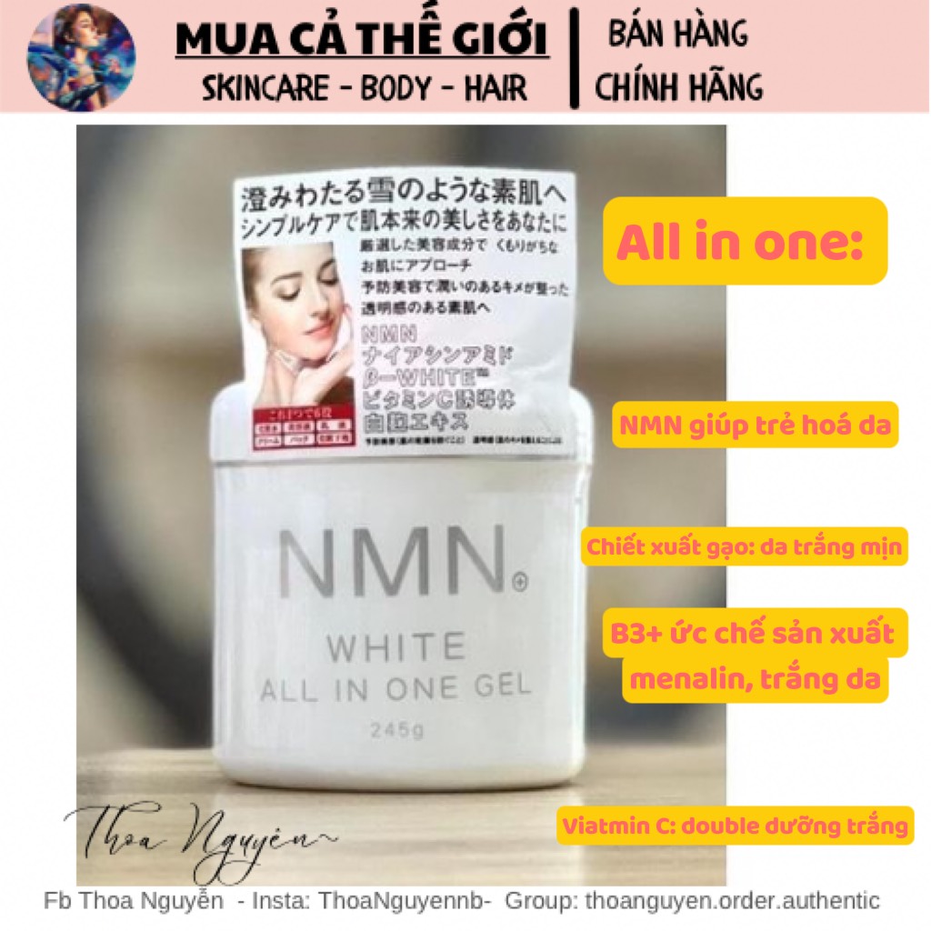 Gel lotion dưỡng NMN Nhật