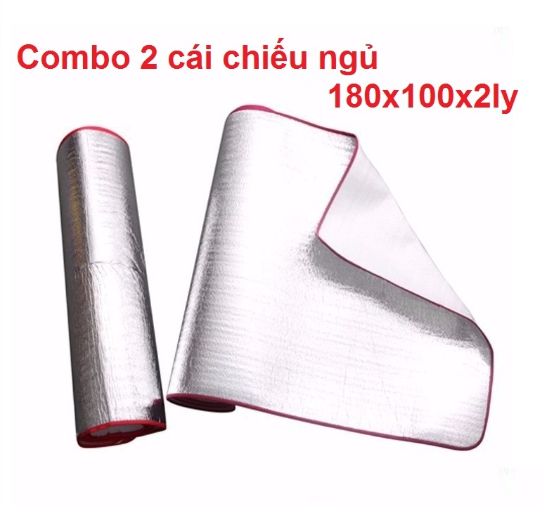 Combo 2 chiếu ngủ cho dân văn phòng giá rẻ, thảm ngủ du lịch, thảm ngủ văn phòng 180x100x2ly