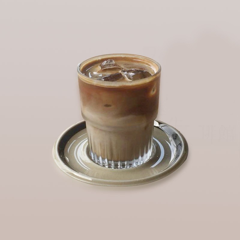 Ly thủy tinh lucky 2 tầng khía sọc stackable tumbler 202ml | hàng nhập khẩu thái lan