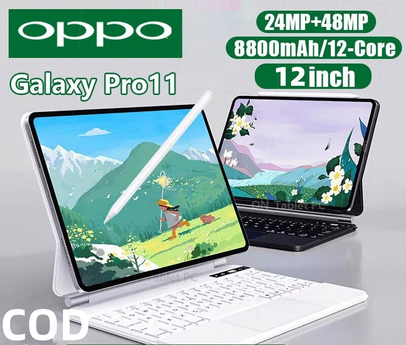 Máy tính bảng 0pp0pro11 hoàn toàn mới 12 inch màn hình hd ram16gb+rom512gb 8800mah khuyến mãi máy tính bảng học tập android 12.0