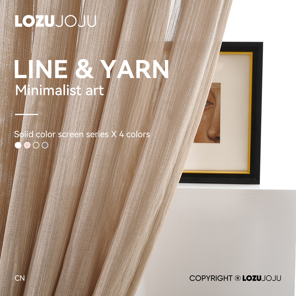 LOZUJOJU Home Decor Màu tinh khiết sang trọng phong cách công chúa phòng khách rèm vải tuyn lãng mạn rèm vải tuyn vải tuyn cho bé gái rèm cửa phòng ngủ 1PCS