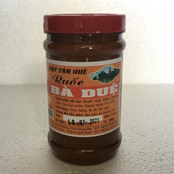 Mắm ruốc bà duệ 400g